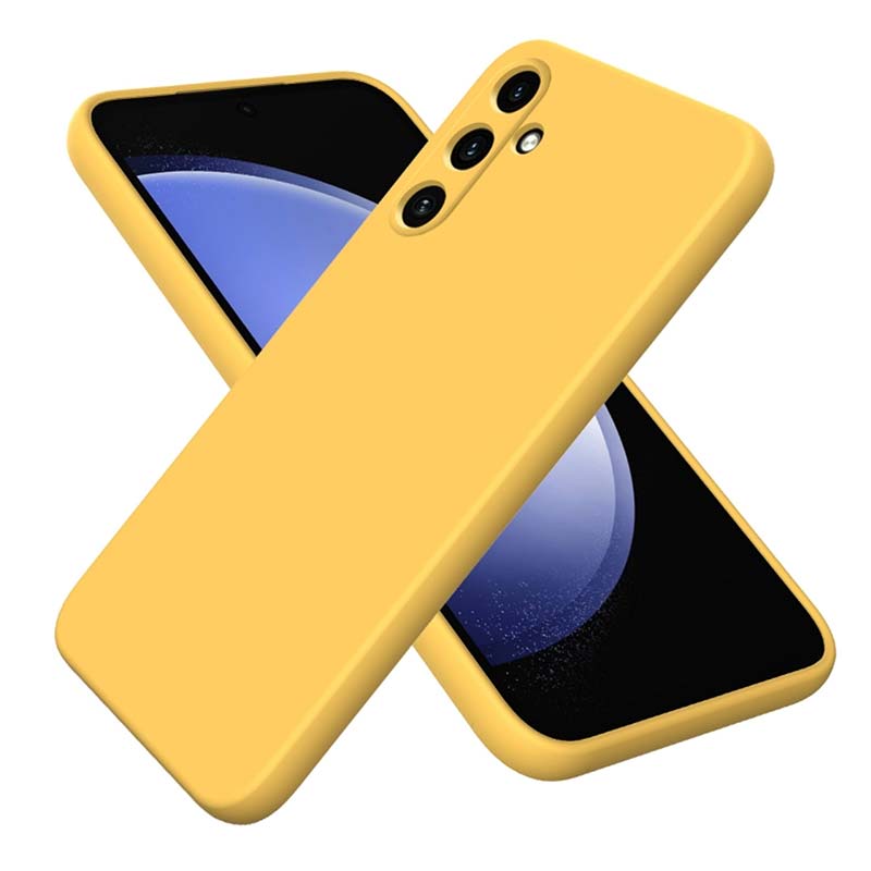 Жълт силиконов калъф за Samsung A16